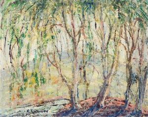 Colorado Cottonwoods by Ernest Lawson