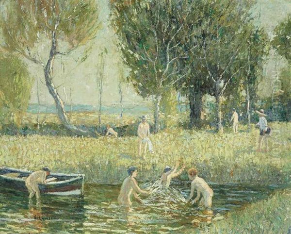Boys Bathing - view 1