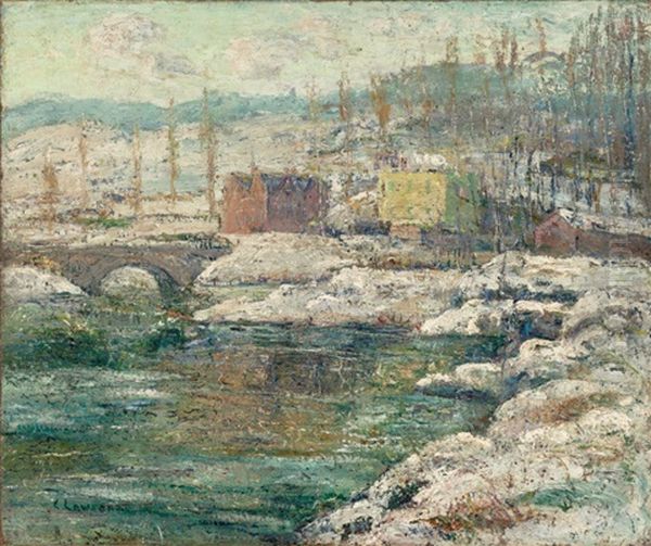 Tibbetts Creek In Winter - view 1