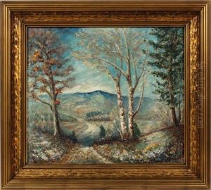 Mountainous Wooded Landscape by Ernest Lawson