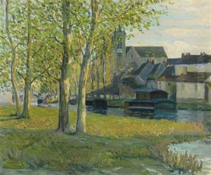 Church At Moret-sur-loing by Ernest Lawson