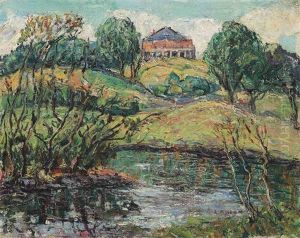 A House Overlooking A River