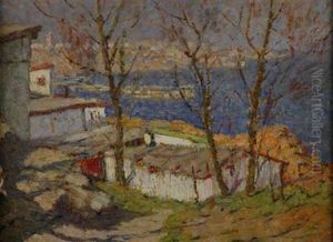 Sun Drenched Coast, Southern France by Ernest Lawson