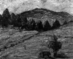 The Farm On The Hill by Ernest Lawson
