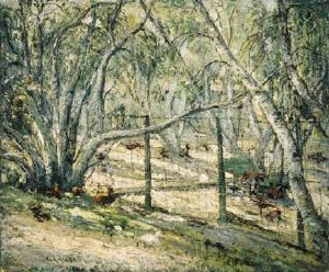 Zoo In Central Park by Ernest Lawson