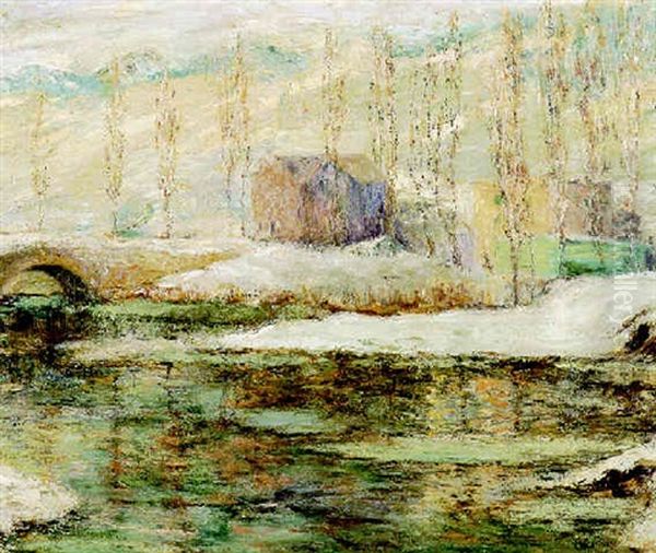 Tibbett's Creek In Winter - view 1