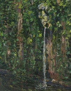 The Water Fountain by Ernest Lawson