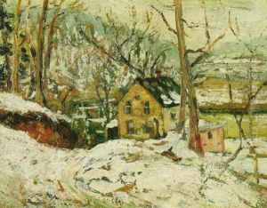House In The Woods by Ernest Lawson