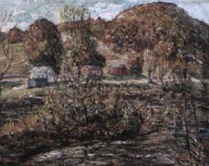 Autumn At Little Falls by Ernest Lawson