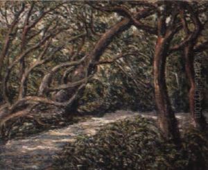 Path In The Forest by Ernest Lawson