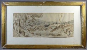 Paysage Anime by Jean-Joseph Bellel