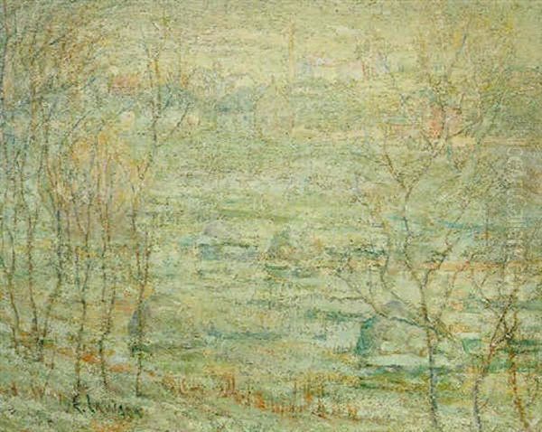 Spring Landscape, Harlem River - view 1