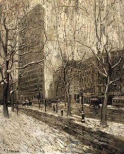 The Flatiron Building by Ernest Lawson