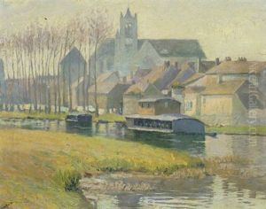 Moret-sur-loing by Ernest Lawson
