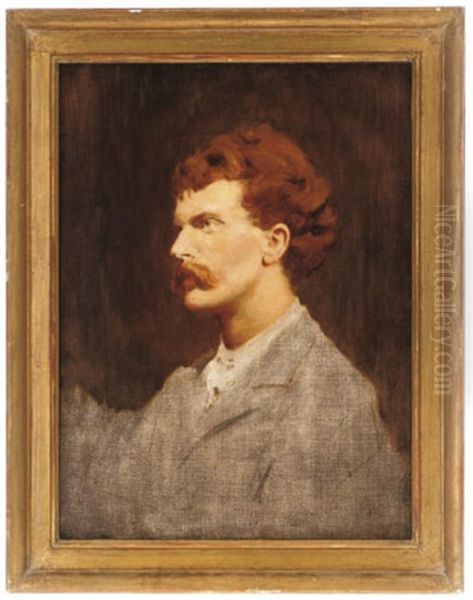 Portrait Of Cecil Gordon Lawson The Artist's Brother - view 1