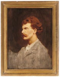 Portrait Of Cecil Gordon Lawson The Artist's Brother