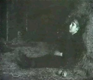 Boy In A Barn by Oliver Ingraham Lay