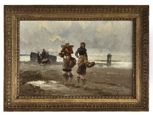 Retour De Peche by Joseph Fortune-Seraphin Layraud