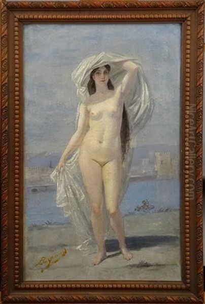 Nymphe Dans Un Paysage Italianisant - view 1