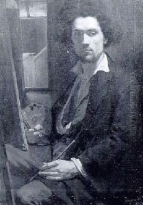 Le Peintre Dans Son Atelier by Joseph Fortune-Seraphin Layraud