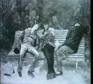 Sur Un Banc Public by Joseph Fortune-Seraphin Layraud