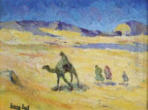 Famille Dans Le Desert by Lazare-Levy