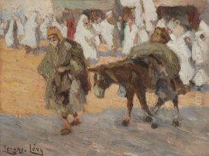 Rue Passante A Kairouan by Lazare-Levy
