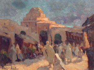 Le Souk Devant La Mosquee Sidi Mahrez Le Souk Devant La Mosquee Sidi Mahrez