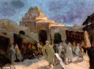 Soir A Kairouan by Lazare-Levy