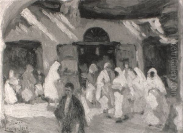 Souk Des Etoffes A Tunis - view 1