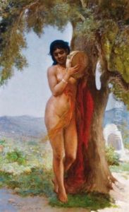La Joueuse De Tambourin by Jean Raymond Hippolyte Lazerges