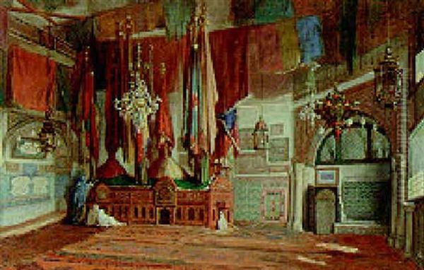 A Bazaar Interior, Algiers - view 1