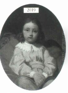 Portrait Of Young Boy by Jean Raymond Hippolyte Lazerges