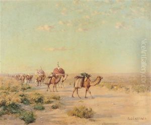 Caravan by Jean Baptiste Paul Lazerges