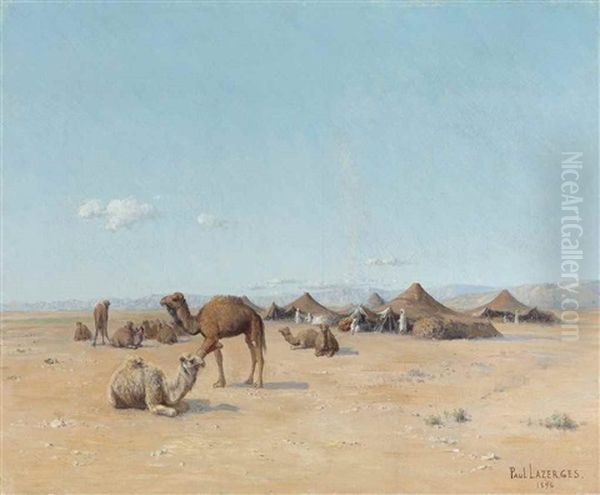 A Desert Encampment - view 1