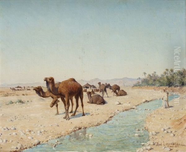 Chameaux A L'oued - view 1
