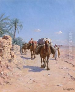 La Caravane by Jean Baptiste Paul Lazerges
