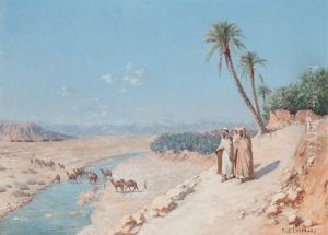 La Caravane Dans L'oued