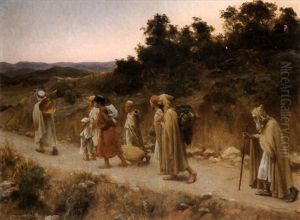 Le Retour Au Village by Jean Baptiste Paul Lazerges
