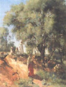 Rastende Beduinen by Jean Baptiste Paul Lazerges