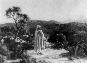 Bedouin Shepherds by Jean Baptiste Paul Lazerges
