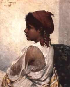 Youthful Arab Girl by Jean Baptiste Paul Lazerges