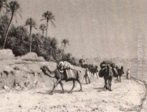 Camels On The Path