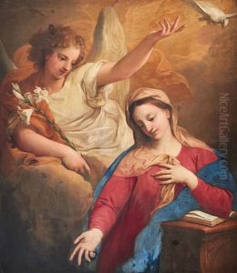 The Annunciation by Gregorio Lazzarini