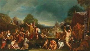 Moses And The Gathering Of The Manna By The Israelites
