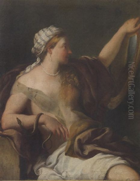 Cleopatra O Allegoria Della Prudenza - view 1
