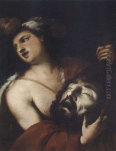 Davide Con La Testa Golia by Gregorio Lazzarini