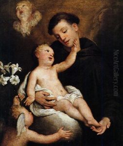 Sant'antonio Con Il Gesu Bambino Sant'antonio Con Il Gesu Bambino