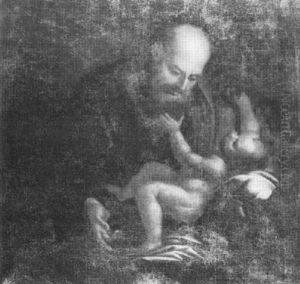 St. Joseph Holding The Christ Child