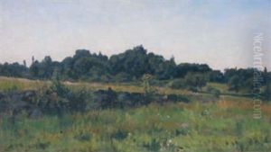 Paysage De Campagne by Ernest Le Villain